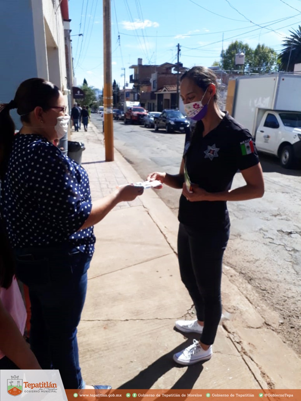 CAMPAÑA CUÉLGALE A LAS EXTORSIONES CONTINÚA EN TEPATITLÁN