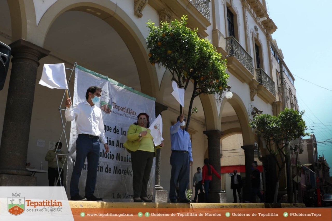 Se iluminará la fachada del Palacio Municipal