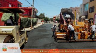 Mejora la vialidad del barrio alto de Tepa con tramos asfaltados