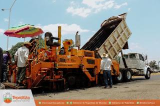 Más tramos reencarpetados mejoran la movilidad en Tepatitlán