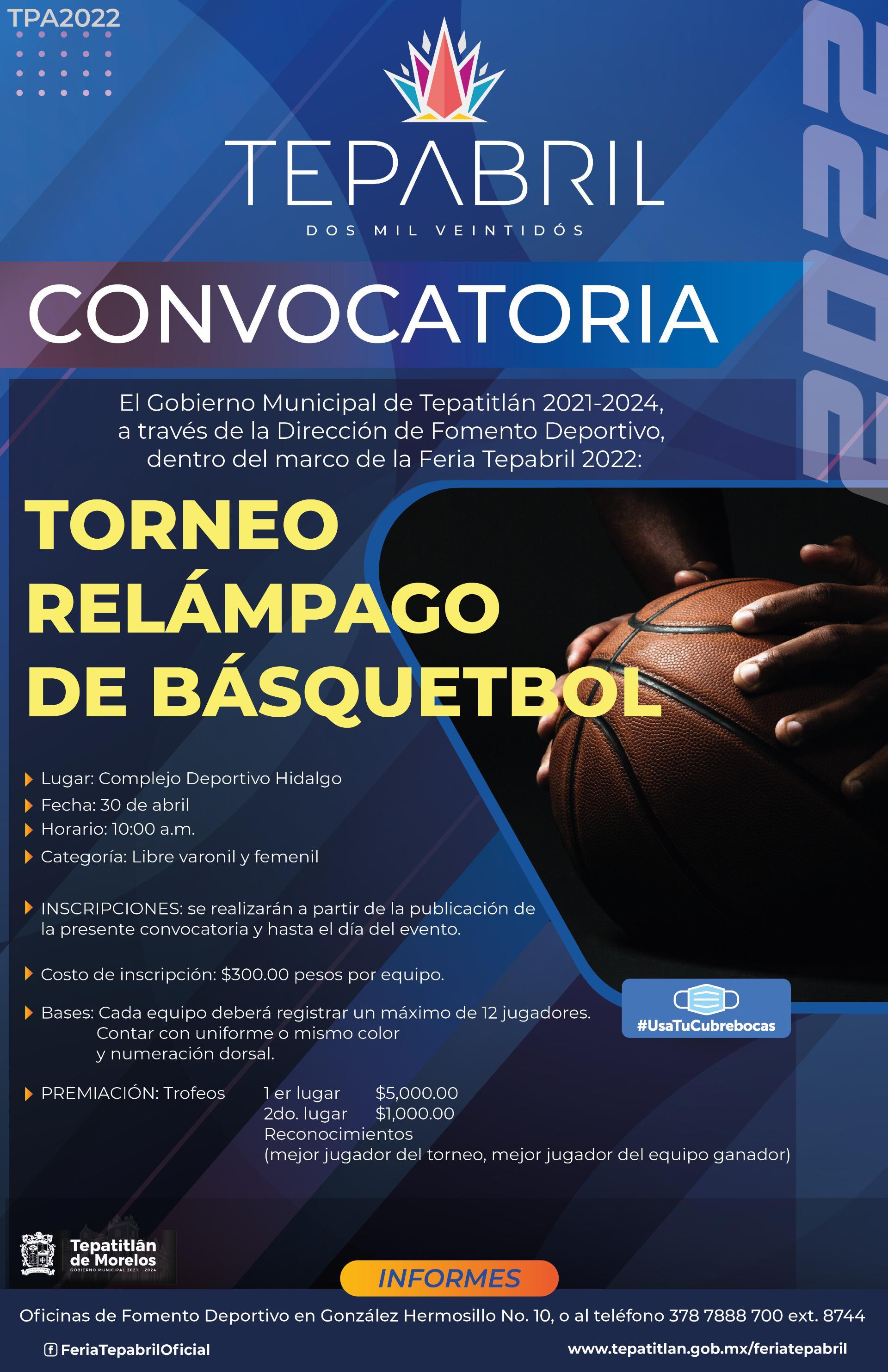 Descubrir 68+ imagen convocatoria para un torneo de basquetbol