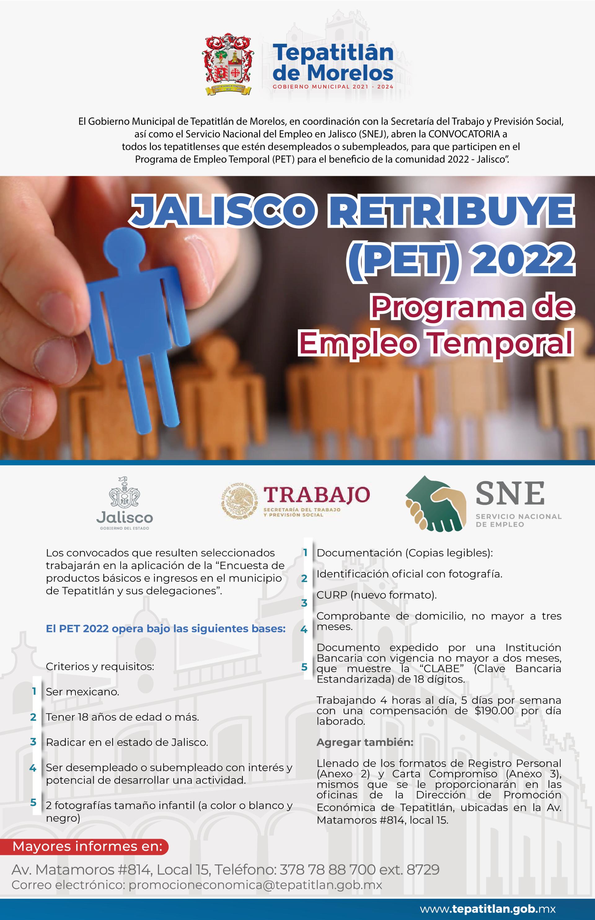 Programa de Empleo Temporal 2022