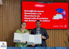 Tepatitlán, primer municipio en recibir becas para el “Curso Santander Jalisco Desarrollo Empresarial”