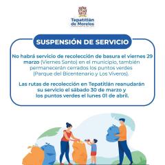 Suspensión del servicio de recolección de basura en Tepatitlán