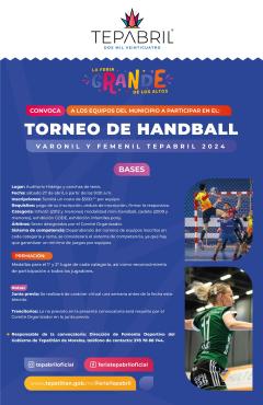 Convocatoria para el Torneo de Handball Tepabril 2024