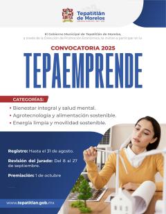 Llega TepaEmprende 2025, ahora busca proyectos para la calidad de vida y la sostenibilidad
