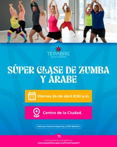 Súper clase de zumba y árabe